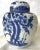Late 20th Century Vintage Petite Blue and White Cherry Blossom Ginger Jar/ Double Steaming Jar For Sale - Image 5 of 17