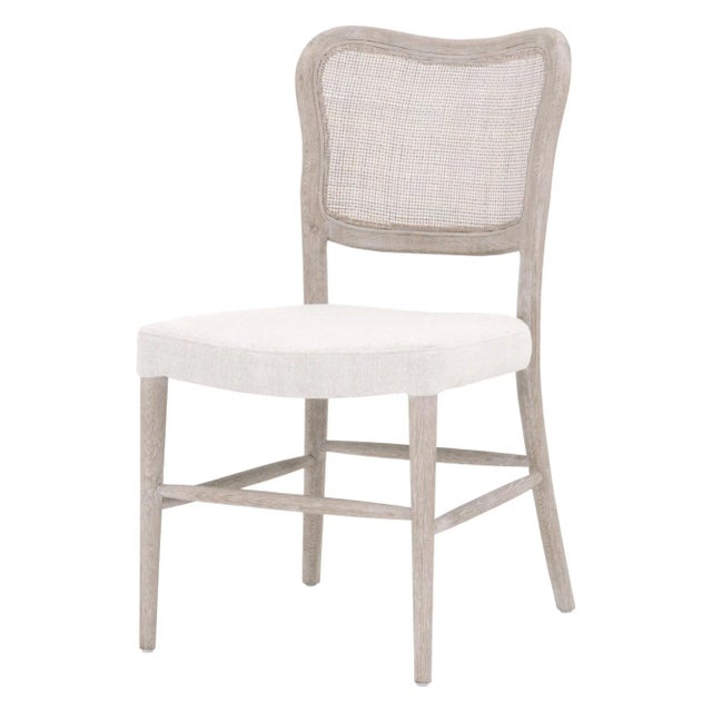 2020s Cela Oak & Cane Upholstered Dining Chairs, Set of 2 For Sale - Image 5 of 13