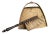 Antique Dustpan and Brush in Patinated Brass and Wood, 19th Century, Set of 2 For Sale