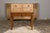 Mid 20th Century English Midcentury Game Table with Leather Top and Abundant Carved Décor For Sale In Atlanta - Image 6 of 12