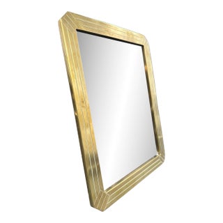 Vintage Italian Brass Picture Frame 1980s For Sale