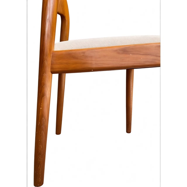 Danish Modern Dining Chairs in Teak by Niels Koefoed for Koefoeds Hornslet Møbelfabrik A/S, Denmark, 1970s, Set of 3 For Sale - Image 9 of 16