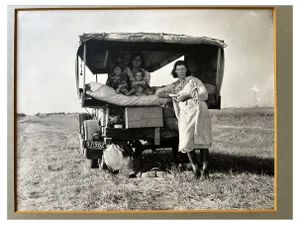 Dorothea Lange, Migrant Family, Dallas, Texas, 1970, Photograph