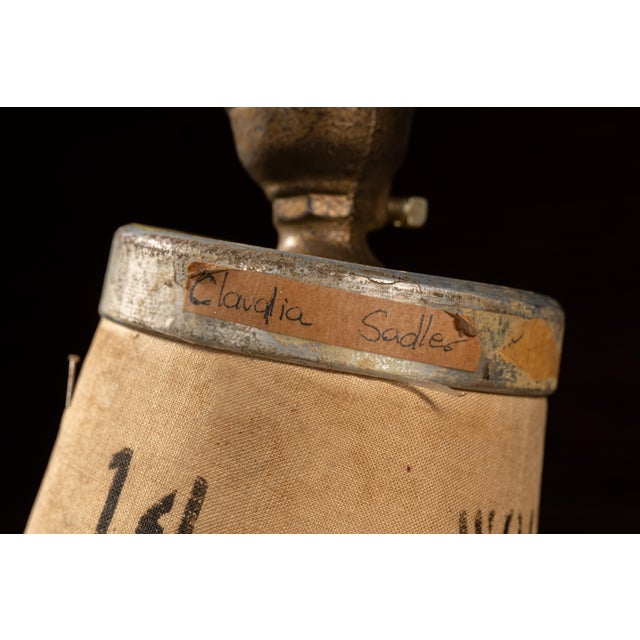 Antique Rolling Dress Form by Wolf For Sale - Image 9 of 12