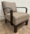 Wood Hickory Chair Art Deco Style Accent Chair Club Chair Lounge Chair Armchair For Sale - Image 7 of 10