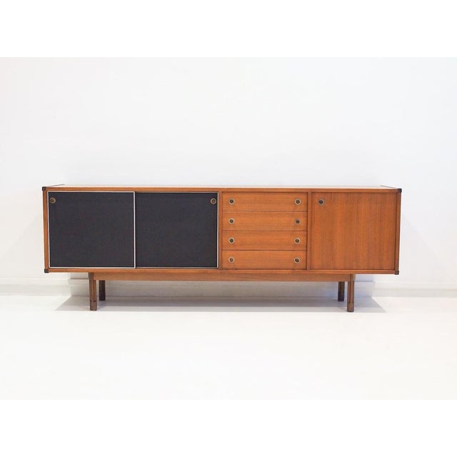 Wooden Sideboard with Black Doors by George Coslin For Sale - Image 16 of 16