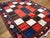 Traditional 1930s Multicolor Checks Tribal Antique Persian Gabbeh Rug 7'8" X 10' Handknotted Wool Carpet For Sale - Image 3 of 5