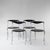 Metal Industrial Stackable Dining Chairs in the style of Hans Eichenberger, 1970s, Set of 4 For Sale - Image 7 of 13