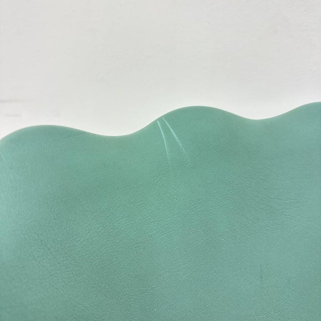 Postmodern Leather Armchair, 1980s For Sale - Image 6 of 18