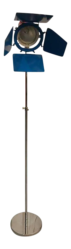 Mid Century Chrome Studio Floor Lamp