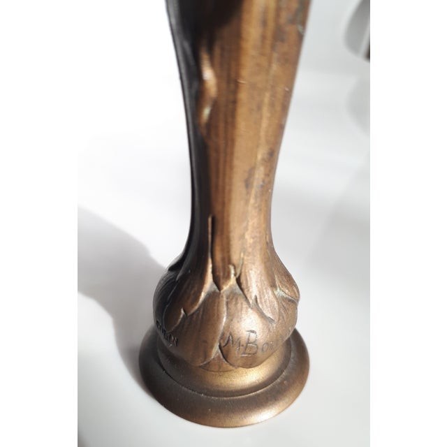 Ophelia in Gilt Bronze by Maurice Bouval, 1890s For Sale - Image 13 of 16