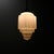 Big Size Art Deco Milk Glass Skyscraper Pendant Light For Sale - Image 6 of 7