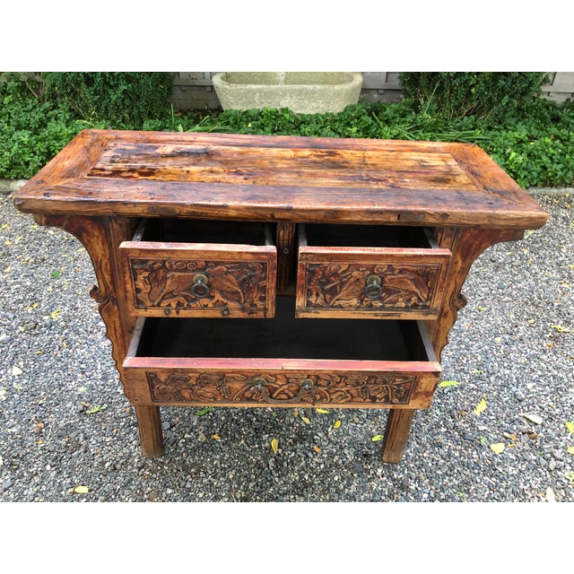 Carved Wooden Altar Table Chairish