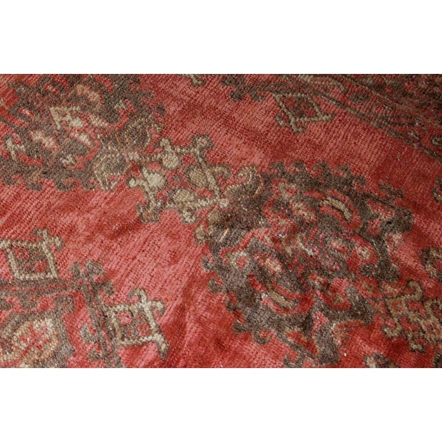 1900s, Handmade Antique Turkish Oushak Rug 9' X 11' For Sale In New York - Image 6 of 8
