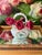 Beautiful Herend Hungarian Miniature Porcelain Basket with Handle. It’s in excellent vintage condition. No cracks, no...