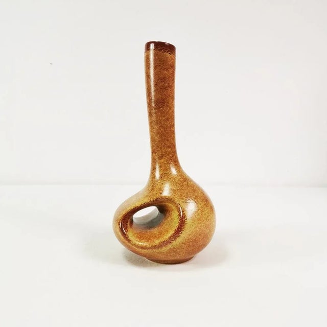 Modernist Ceramic Vase attributed to Roberto Rigon, Italy, 1960s For Sale - Image 12 of 12
