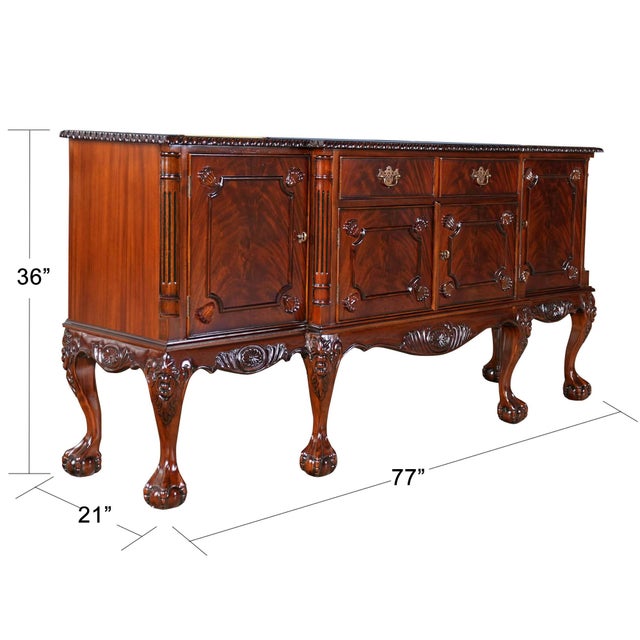 The Mahogany Buffet from Niagara Furniture is a Chippendale inspired piece of furniture and closely matches our Mahogany...