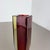 Large Red Murano Glass Sommerso Cube Vase attributed to Flavio Poli, Italy, 1970s For Sale - Image 16 of 18