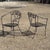 Mid 20th Century Salterini Style Wrought Iron Garden Patio Arm Chairs by Florentine Craft Studio For Sale - Image 11 of 13