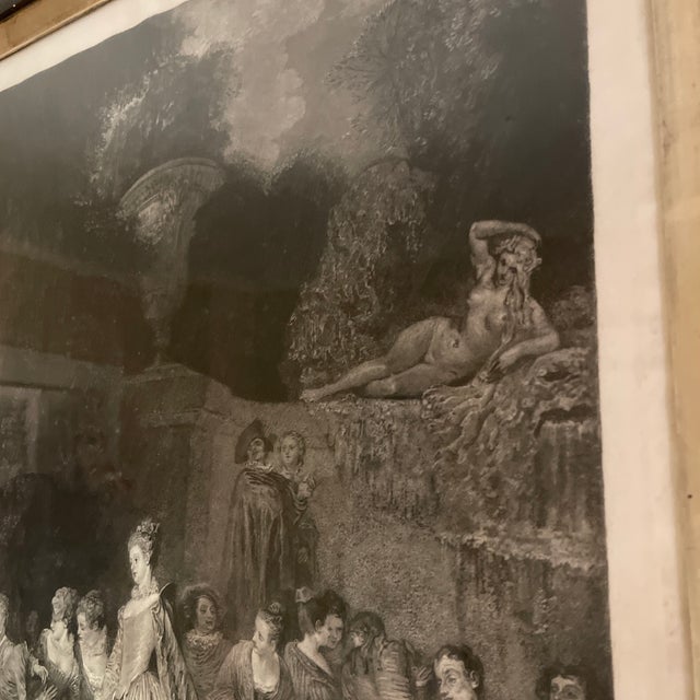 English French Engraving - Fêtes Galantes For Sale - Image 3 of 7