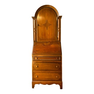 Secretary Desk With Tramp Art Circa 1930's Model For Sale
