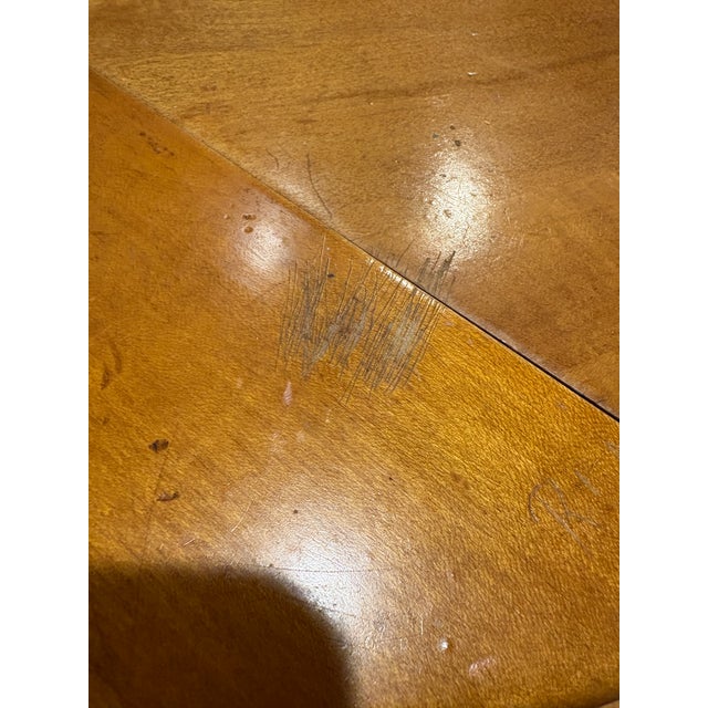 Brown Heywood Wakefield Sudbury Drop Leaf Table For Sale - Image 8 of 12