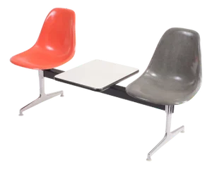 Vintage Tandem Seating Group by Charles and Ray Eames, 1970s