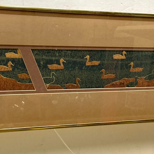 Harris Strong 1970s Harris Strong Wall Art "Ducks" For Sale - Image 4 of 8