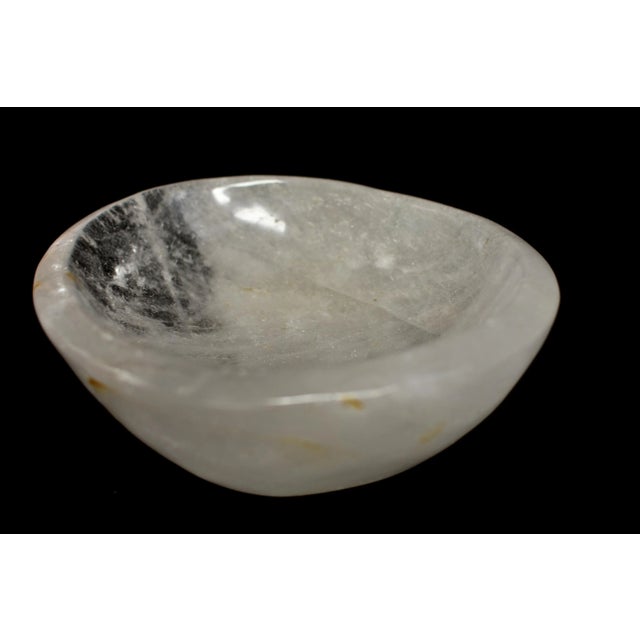 Rock Crystal Bowl 7 Lb For Sale - Image 9 of 13