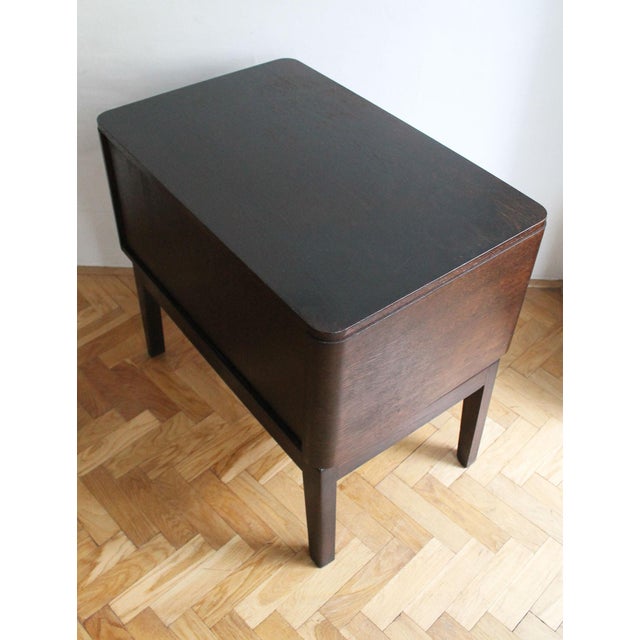 Black Vintage Cabinet from Interier Praha, 1957 For Sale - Image 8 of 18