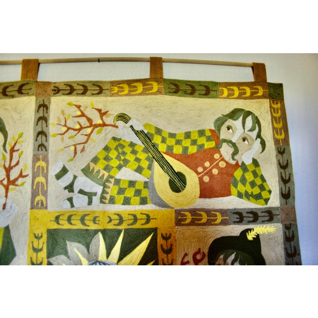 Large The Four Seasons Tapestry by Elisabeth Baillon, 1960 For Sale - Image 4 of 13