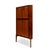 Wood Vintage Danish Mid-Century Rosewood Corner Bar Cabinet For Sale - Image 7 of 12