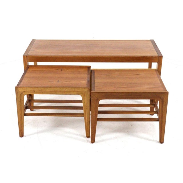 Wood Refill Nesting Tables from Remploy, 1960s, Set of 3 For Sale - Image 7 of 10