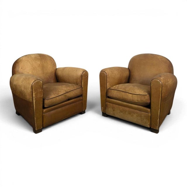 Club Chairs, 1930s, Set of 2 For Sale - Image 9 of 9