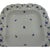 Vintage Herend Blue Garland PBG Large Square Fruit Serving Bowl Model 1181 Hungary C. 1980s For Sale In Palm Springs - Image 6 of 10
