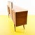 Light Wood Bar Cabinet with Mirror, 1950s For Sale - Image 10 of 12