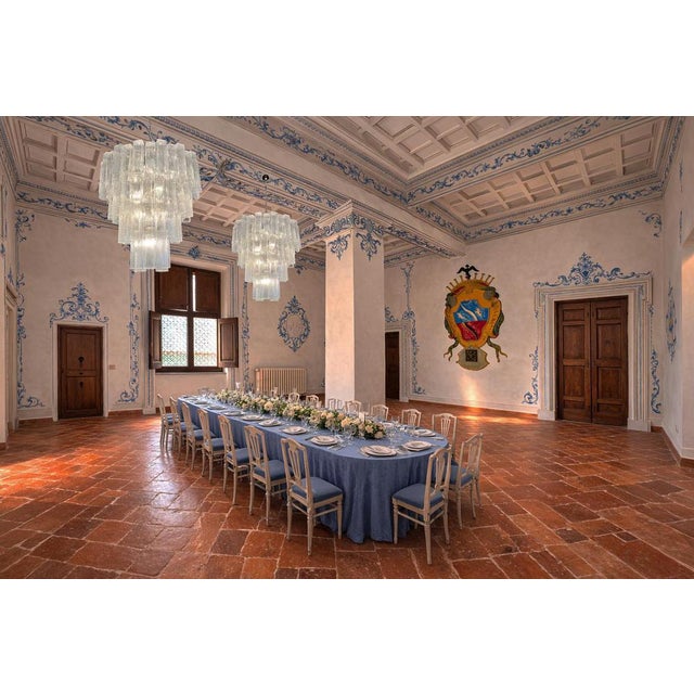 Italian Chandelier in Murano Glass, 1990 For Sale - Image 4 of 14