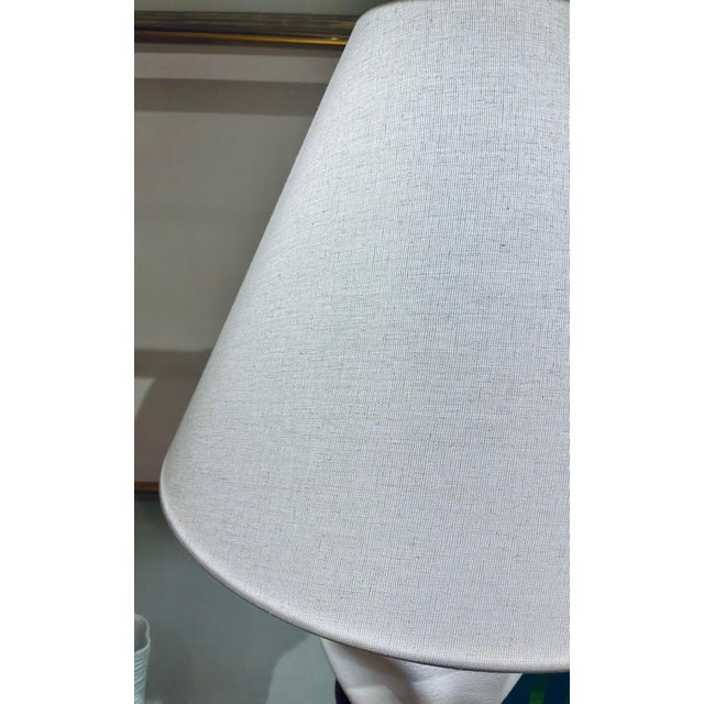 2020s Organic Modern White Glaze Bora Table Lamp For Sale - Image 5 of 5