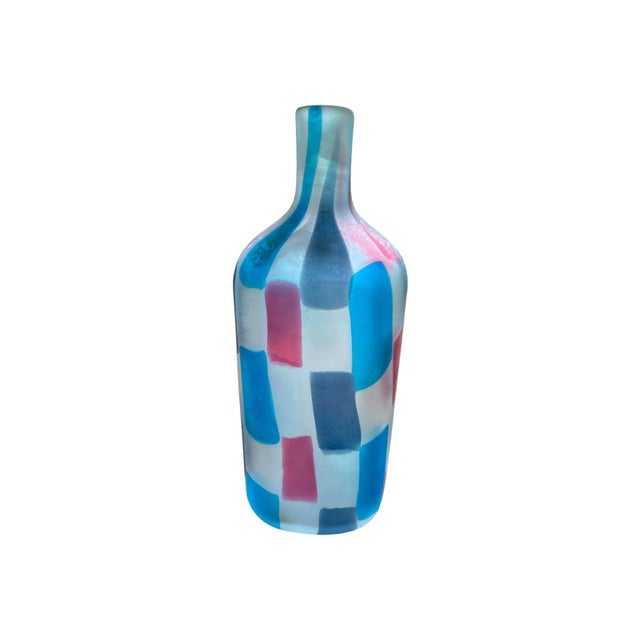 Fulvio Bianconi Fulvio Bianconi Pezzato Bottle for Cenedese For Sale - Image 4 of 8