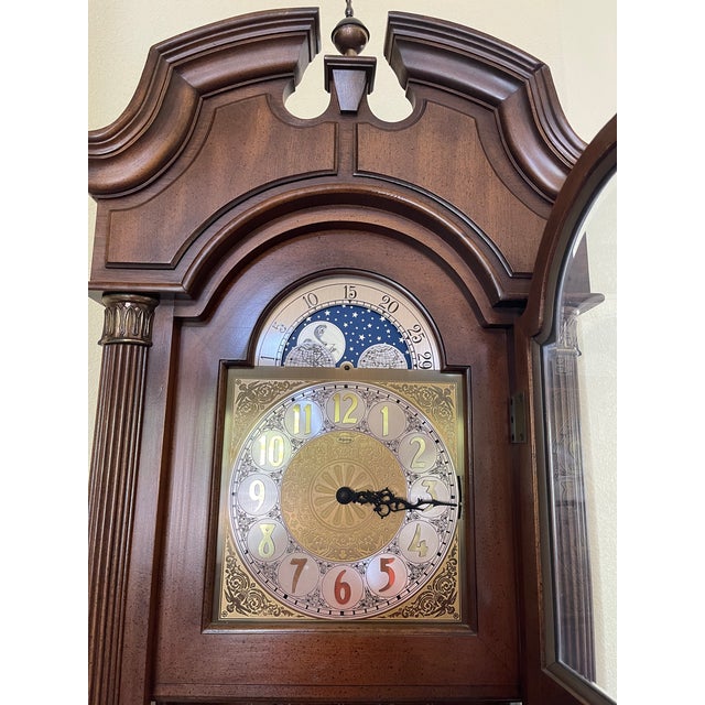 Rare 1970's Ridgeway Grandfather Clock With Key Chairish