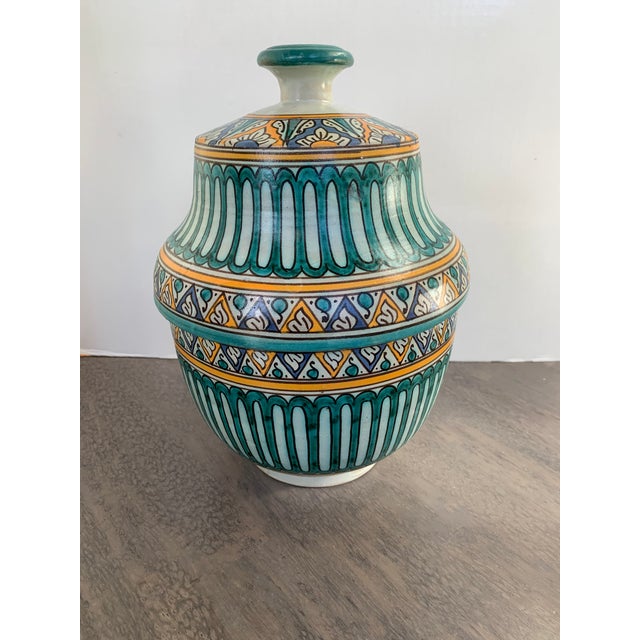 1920s Moroccan Pottery Lidded Bowl/Tureen For Sale - Image 13 of 13