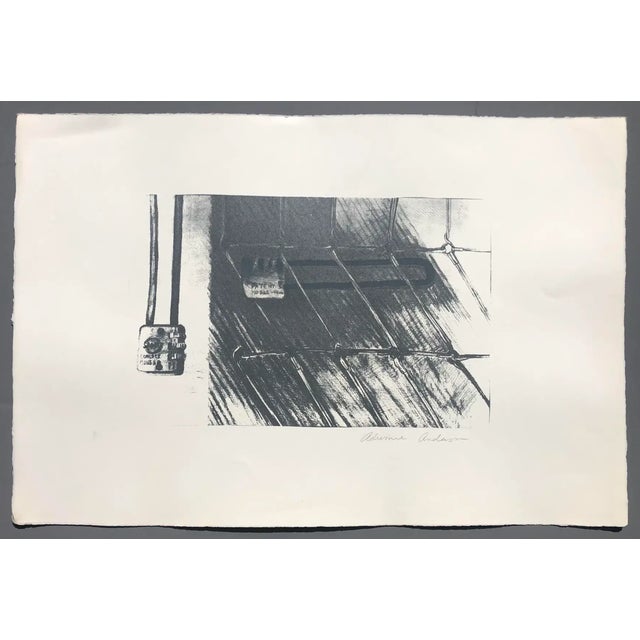 Industrial litho by Atlanta artist Adrienne Anderson (1949-2020). Anderson earned her MFA from University of Georgia and...