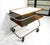 Franziska and James Hoskens Industrial Styled Rolling Bar Cart For Sale - Image 9 of 11