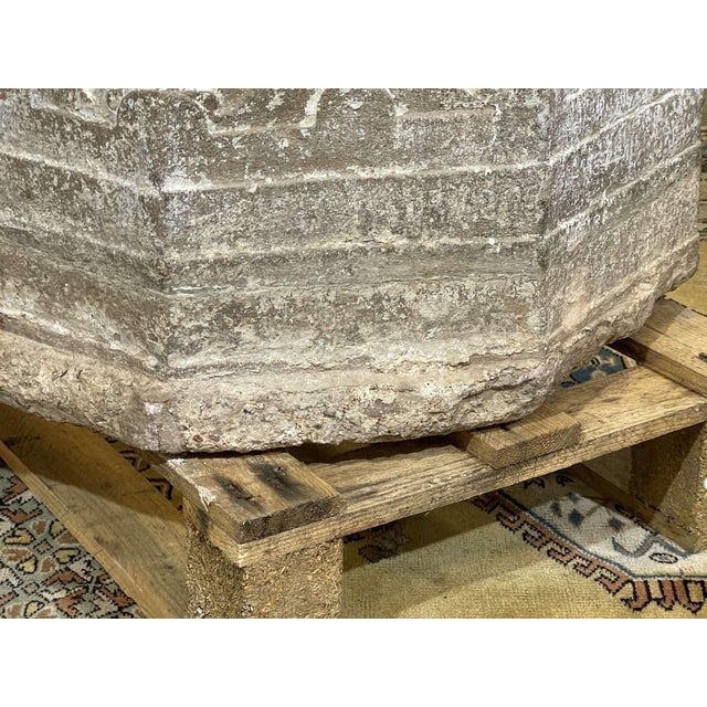Gray Antique 19th Century Stone Wellhead For Sale - Image 8 of 16