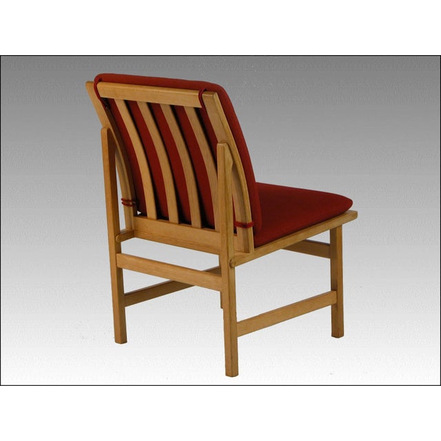 Wood Model 3232 Lounge Chairs by Børge Mogensen for Fredericia, 1960s, Set of 4 For Sale - Image 7 of 12