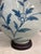 Chinese Late 20th Century Large Vase Crackle Glaze Hand Painted Pottery Lamp For Sale - Image 3 of 10