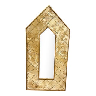 Vintage Italian Fresco Wall Mirror For Sale