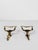 Mid-Century Modern Italian Brass Wall Coat Hooks in the style of Osvaldo Borsani, 1950s, Set of 2 For Sale - Image 15 of 18