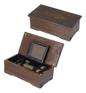 Music Box in Wooden Case, Switzerland