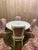 Louis XVI Style Dining Table and Chairs in Gilt Wood and Pink Velvet, 1980s For Sale - Image 13 of 13